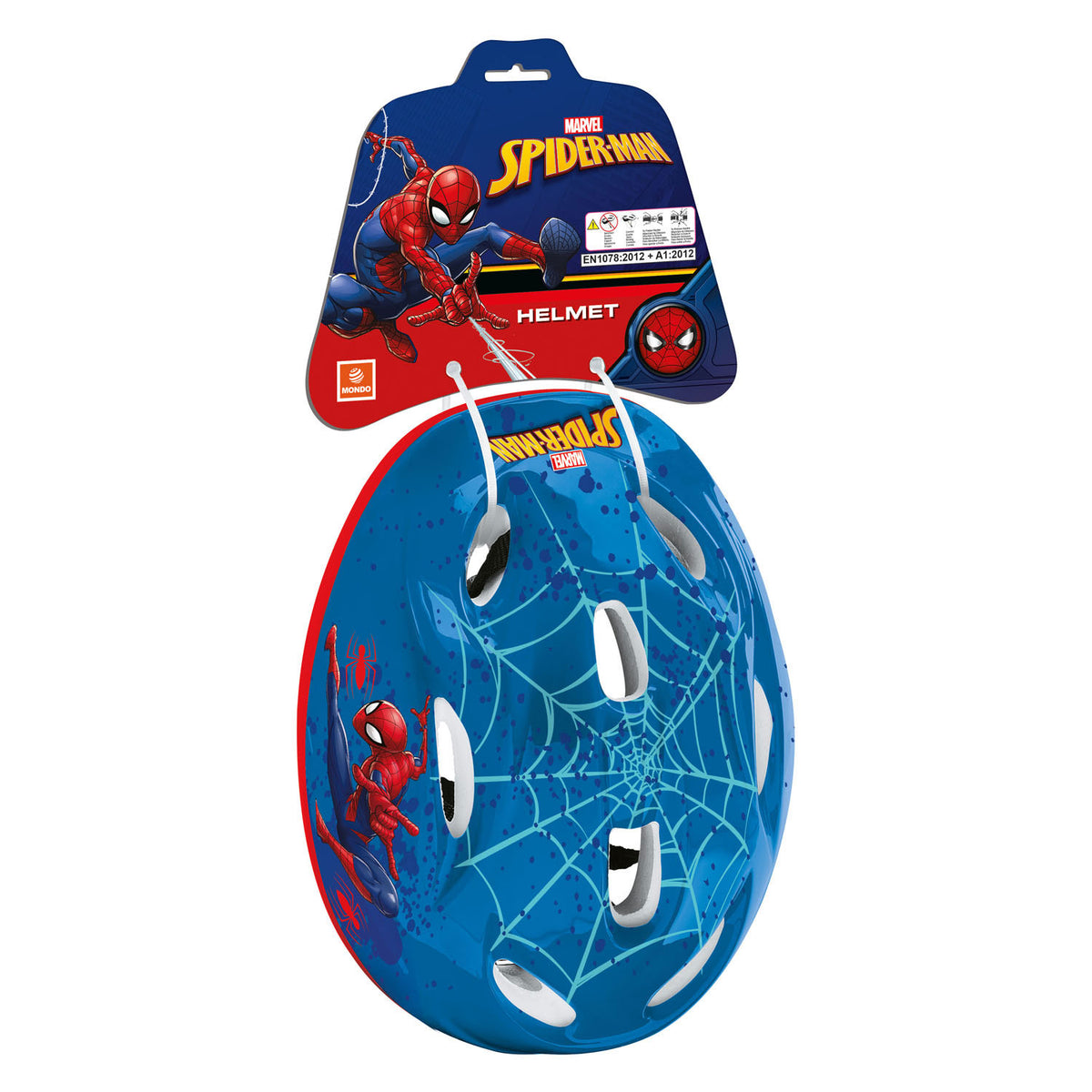 Casco Mondo Spiderman - regolabile - 52-56 cm