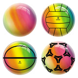 Palla decorativa Mondo arcobaleno - 14 cm