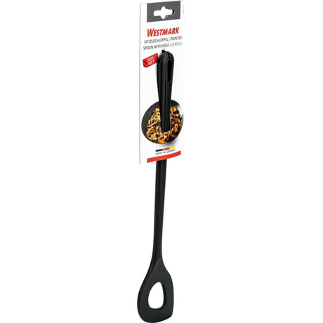 Cucchiaio per mescolare a punta Westmark con foro, lunghezza: 30 cm, delicato, nero, 28872270