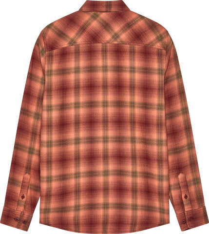 Camicia in flanella survivalista con testa di volpe