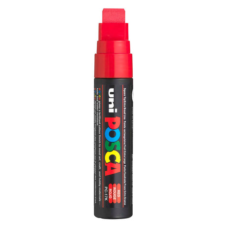 Pennarello Posca Uni 17k rosso - punta spessa 15 mm