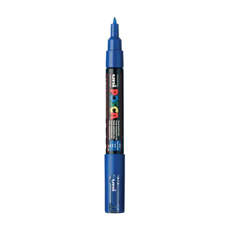 Pennarello Uni Posca 1mc blu scuro - punta conica - 1 mm