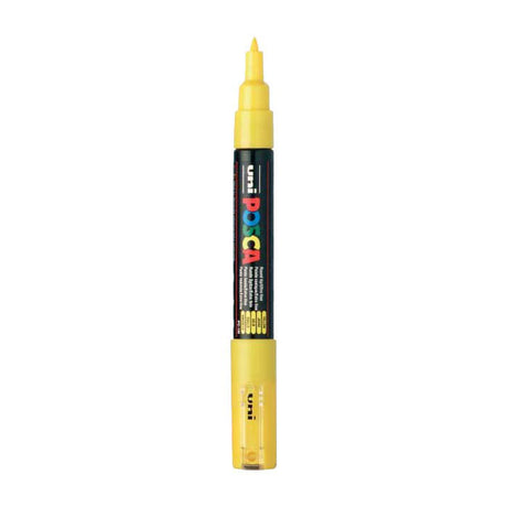 Pennarello Uni Posca 1mc giallo - punta conica - 1 mm