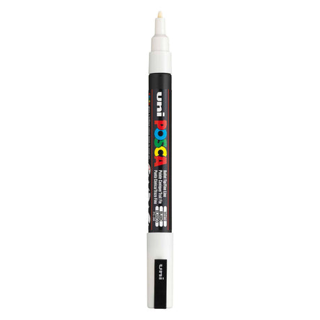 Pennarello acrilico Uni posca pc3m bianco - punta tonda fino a 1,3 mm