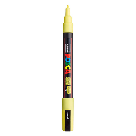 Pennarello acrilico Uni posca pc3m giallo sole - punta tonda fino a 1,3 mm