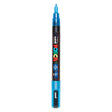 Pennarello Uni posca pc3m glitter blu scuro - punta tonda fino a 1,3 mm