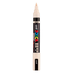 Pennarello Uni Posca PC5BR beige - punta pennello 1-4 mm