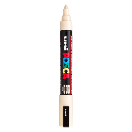 Pennarello a vernice Uni Posca pc5m beige - punta conica 2,5 mm