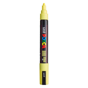 Pennarello Uni Posca pc5m giallo sole - punta conica 2,5 mm