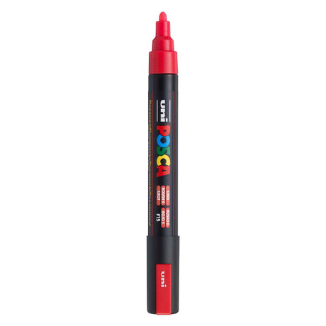 Pennarello Uni Posca pc5m rosso neon - punta conica 2,5 mm