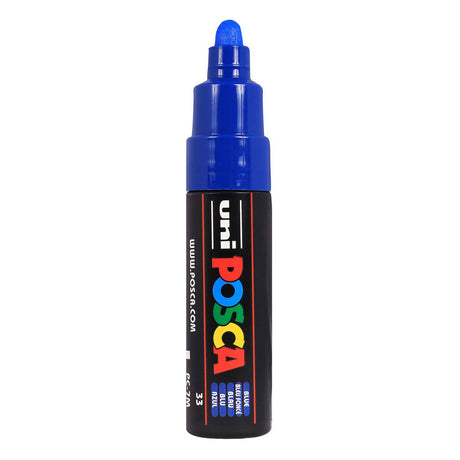 Pennarello Uni Posca 7m blu - punta conica 4,5mm