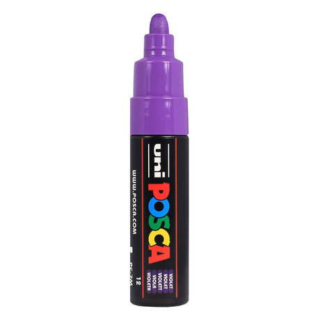 Pennarello Uni Posca 7m viola - punta conica