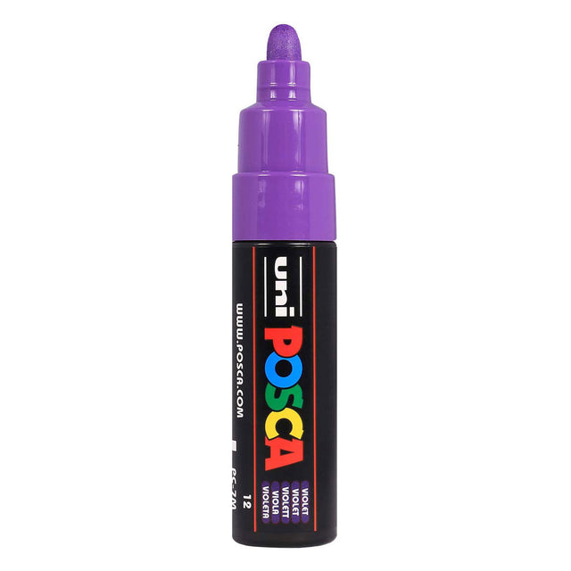 Pennarello Uni Posca 7m viola - punta conica