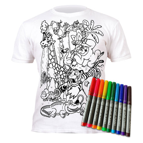 T-shirt Splat Planet colore set zoo 5 - 6 anni