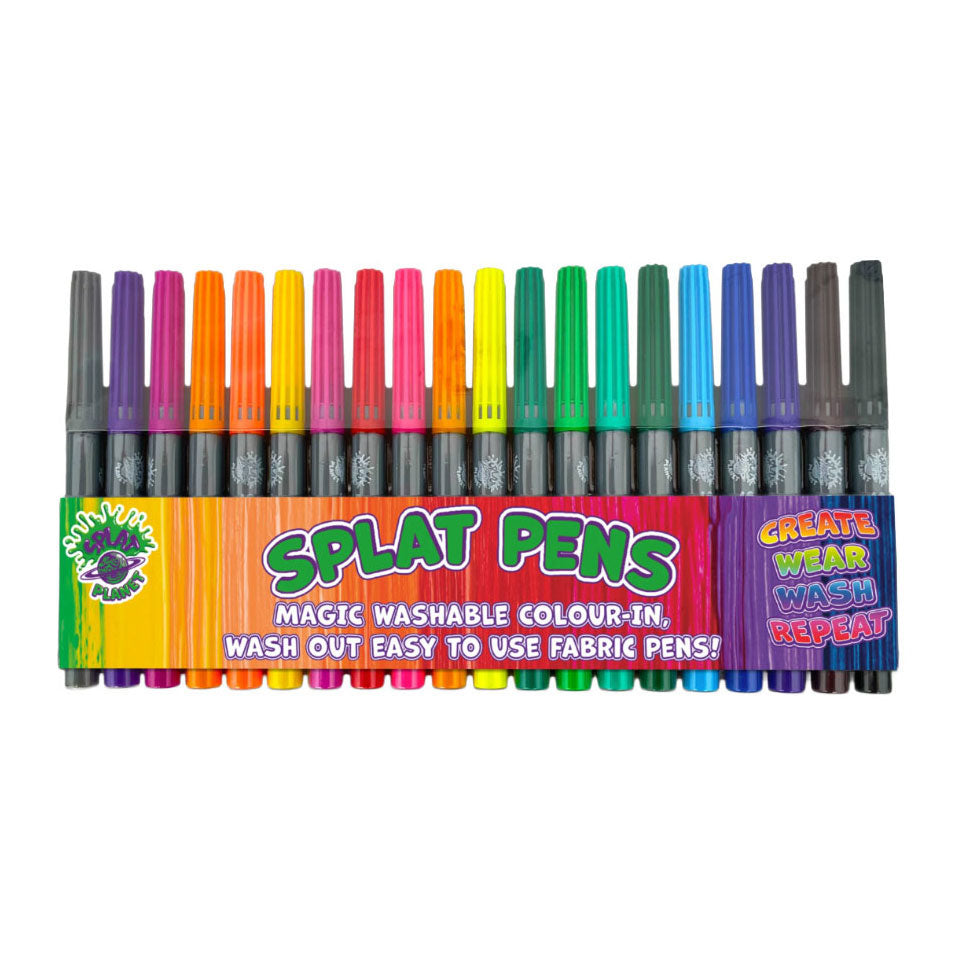 Set lavabile di pennarelli per tessuti Splat Planet - 20 colori