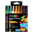 Set pennarelli Uni Posca pc3m colori fruttati - 8 pz.