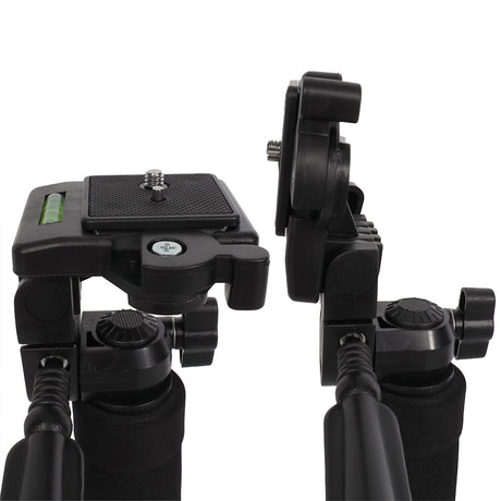 Treppiede Falcon Eyes a gamba singola + testa a 3 vie MP-3 4 sezioni 178 cm