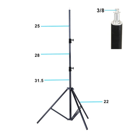 Treppiede per lampada Falcon Eyes i-2601 92-260 cm