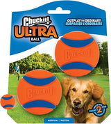 Chuckit! ultra ball - palla per cani - gomma - galleggiante - taglia m - 6 cm - arancione - 2 pezzi