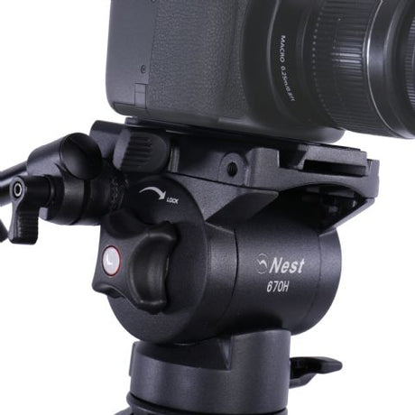 Treppiede video Nest nt-670 + testa smorzata a liquido