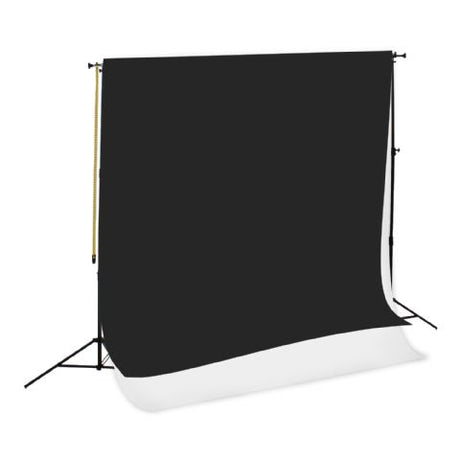 Sistema di sfondo Falcon Eyes spk-2 incl. 2 rotoli bianco e nero 1,35x11 mt