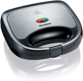 Tostapane per sandwich Severin 600w acciaio inossidabile spazzolato-nero
