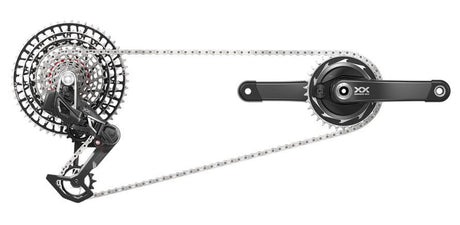 Gruppo Sram gruppo xxsl eag axs pm 165 t-type gs-xx-sle-d1 misuratore di potenza