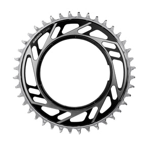 Corona Sram rossa 44t x-sync e1 attacco filettato nero argento