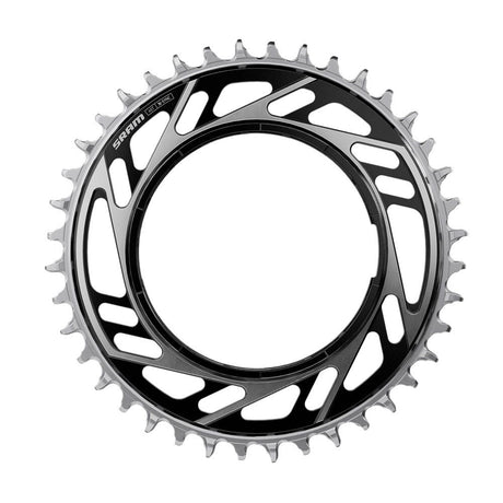 Corona Sram rossa 44t x-sync e1 attacco filettato nero argento