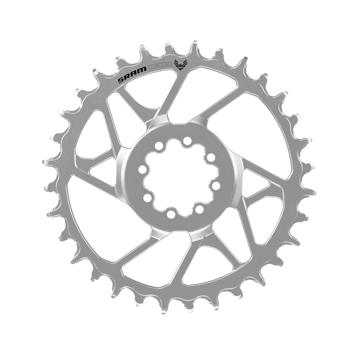 Corona Sram eagle t-type silver 32t acciaio dm 3mm offset eagle 90