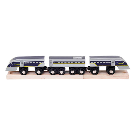 Bigjigs treno in legno eurostar e320 - 5 pz.