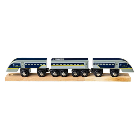 Bigjigs treno in legno eurostar e320 - 5 pz.