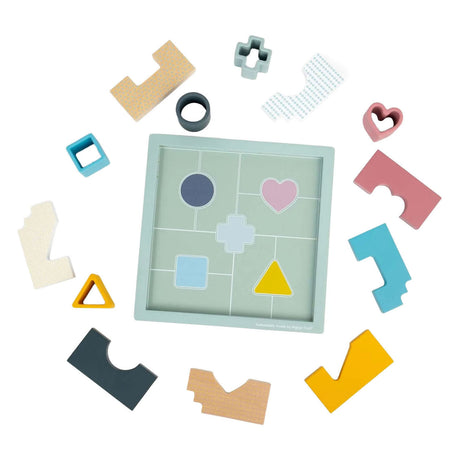 Puzzle mosaico in legno Bigjigs - 14 pezzi.