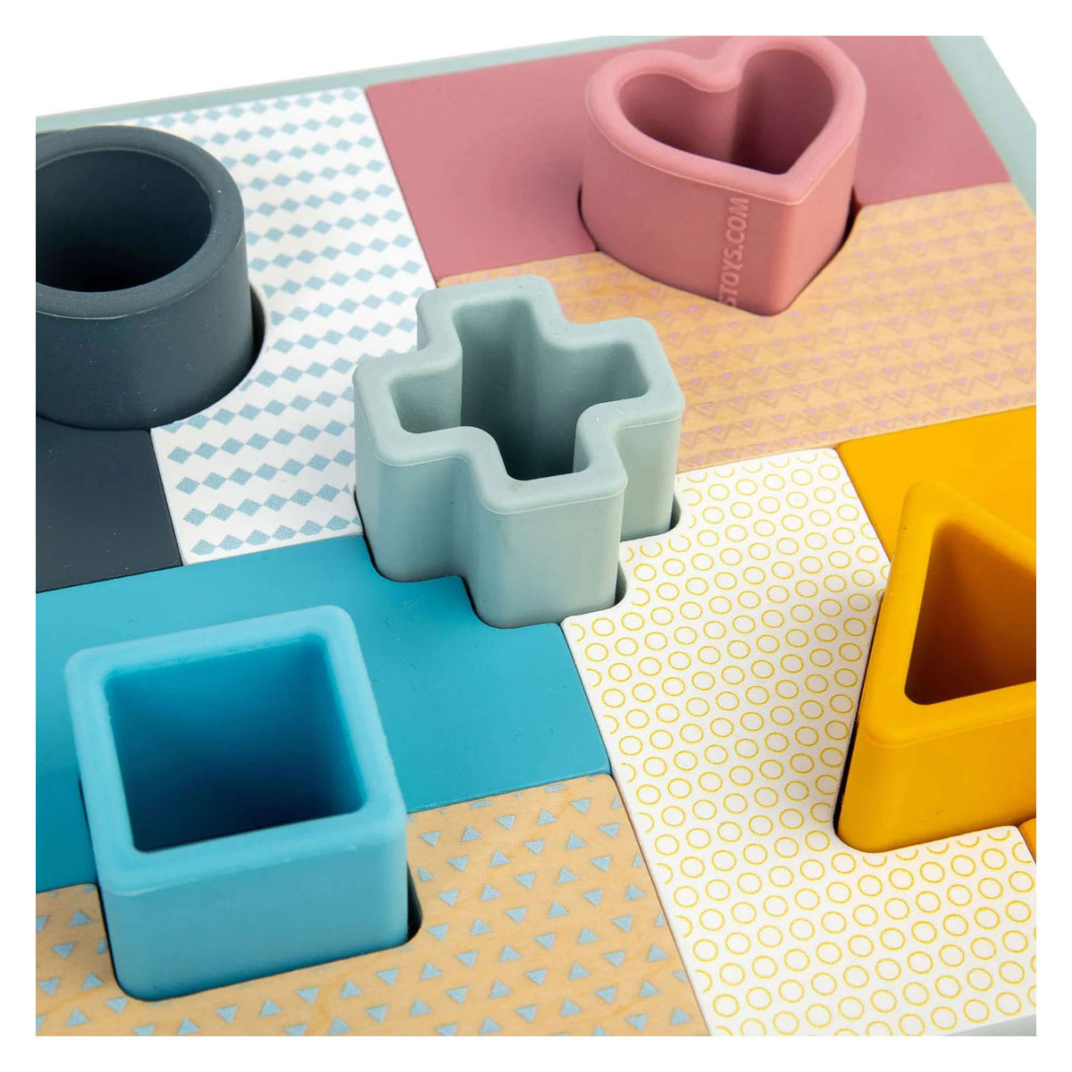 Puzzle mosaico in legno Bigjigs - 14 pezzi.