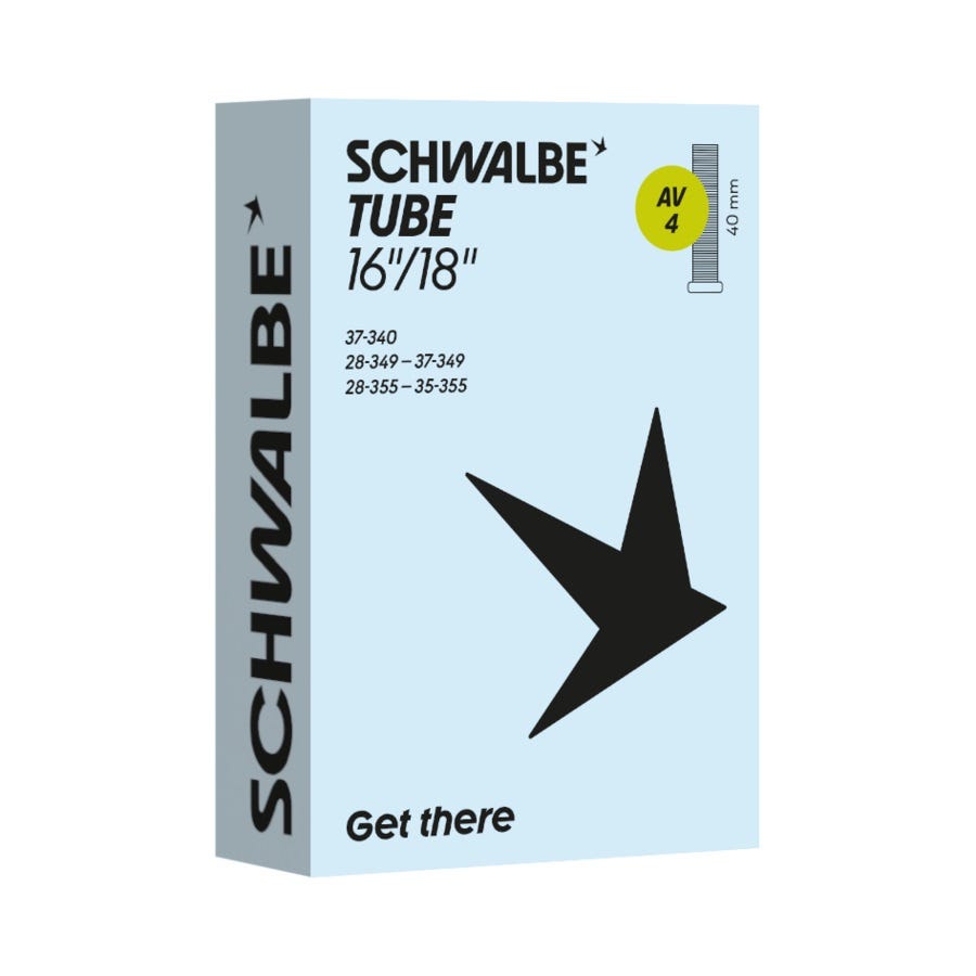 Camera d'aria Schwalbe av4 16 18 28 37-340 355 av 40mm