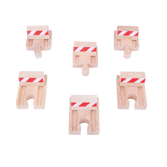 Bigjigs Wooden Rails - Stords, 6st.