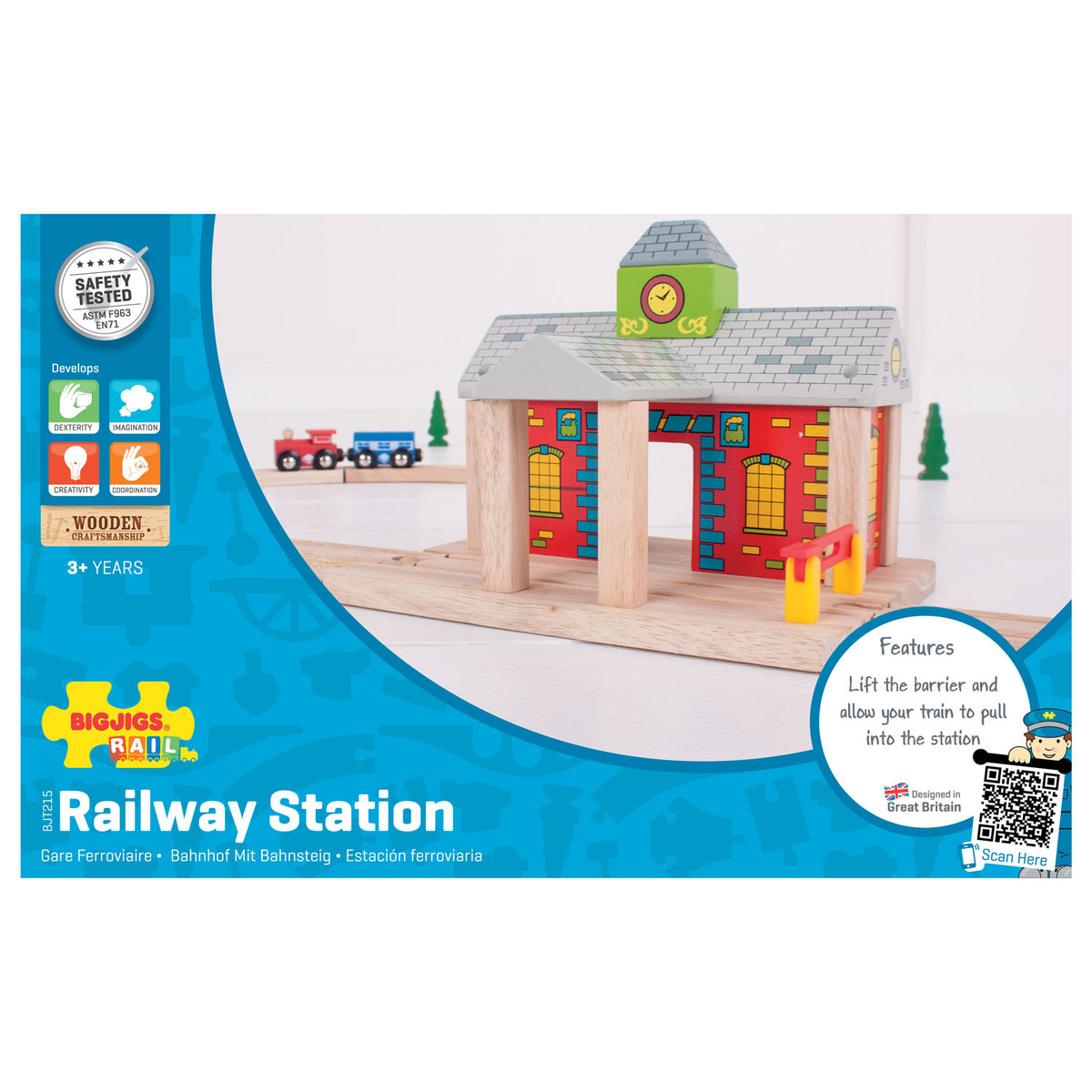 Bigjigs Wooden Rails - Station Railway