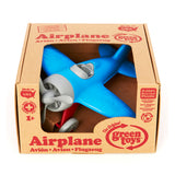 Aeroplano dei giocattoli verdi - blu