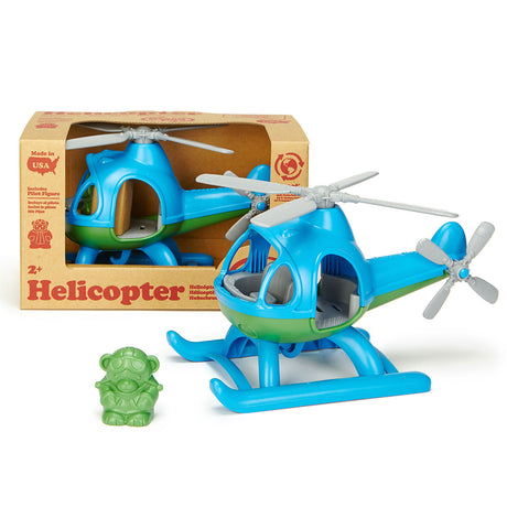 Elicottero giocattolo verde Bigjigs