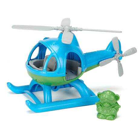 Elicottero giocattolo verde Bigjigs