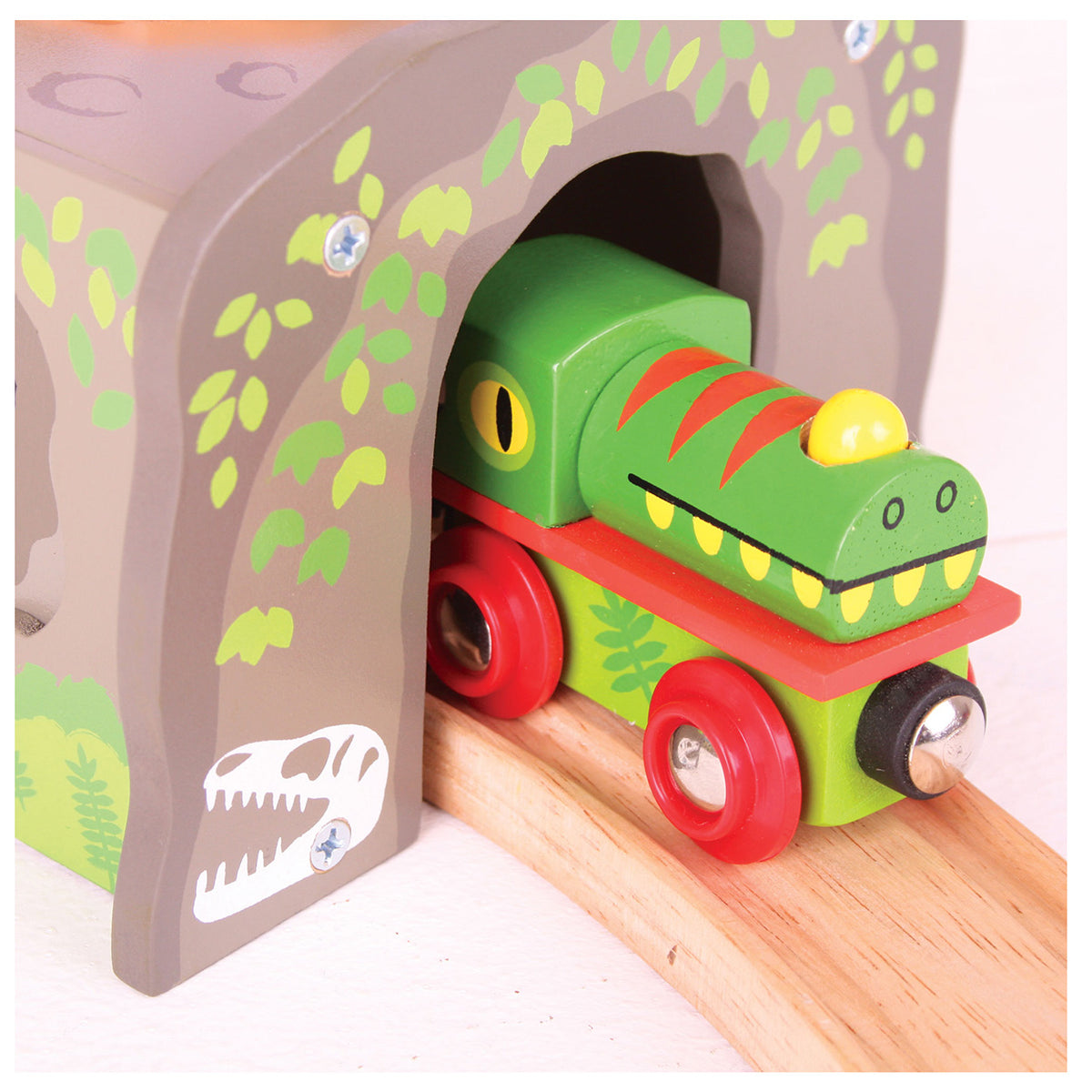 Tunnel T-Rex in legno Bigjigs