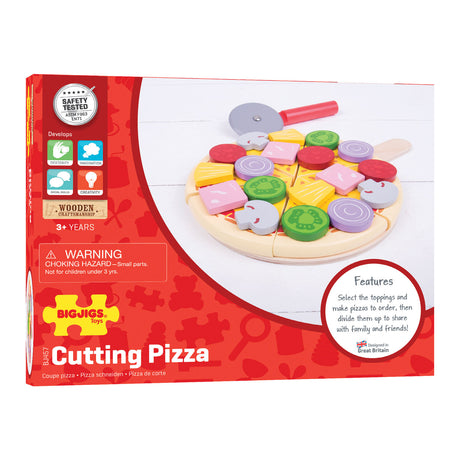 Bigjigs cibo giocattolo - taglio pizza