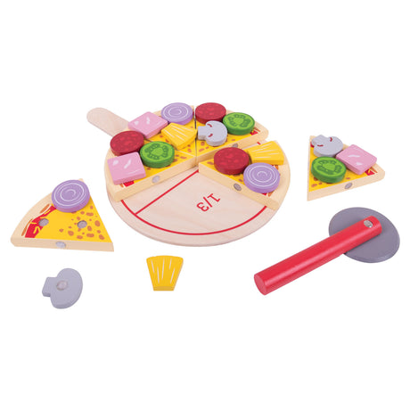 Bigjigs cibo giocattolo - taglio pizza
