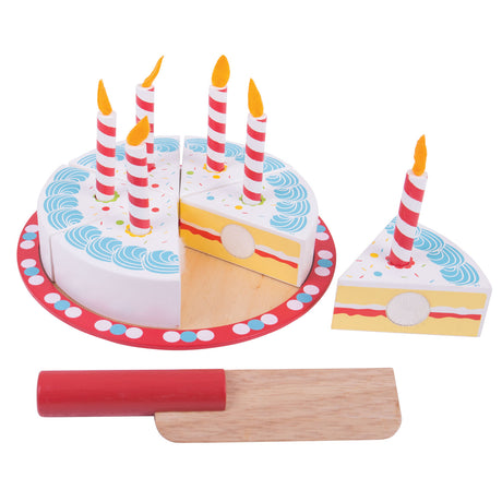 Torta di compleanno in legno Bigjigs