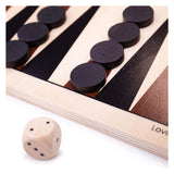 Gioco da tavolo in legno Backgammon Bigjigs