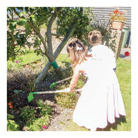 Rastrello da giardino Bigjigs con manico lungo