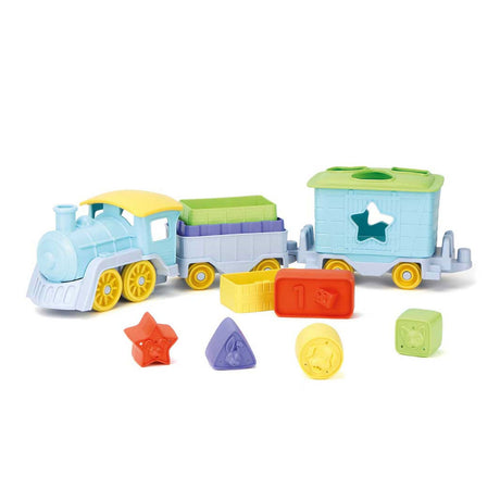 Trenino verde impilabile e smistabile, 12 pz.