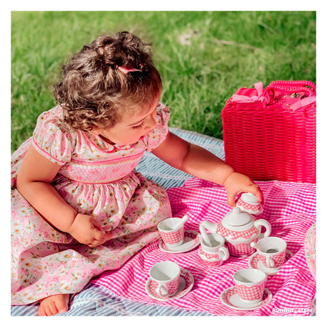 Set da picnic Tidlo in valigia rosa