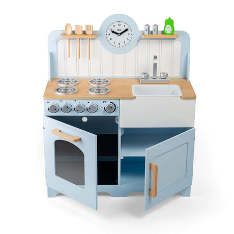 Cucina da gioco in legno rurale Tidlo, 7 pezzi.