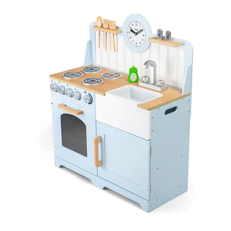Cucina da gioco in legno rurale Tidlo, 7 pezzi.